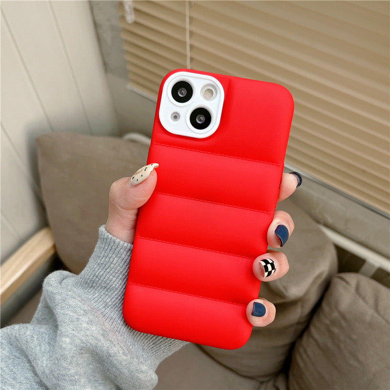 Coque matelassée Noire