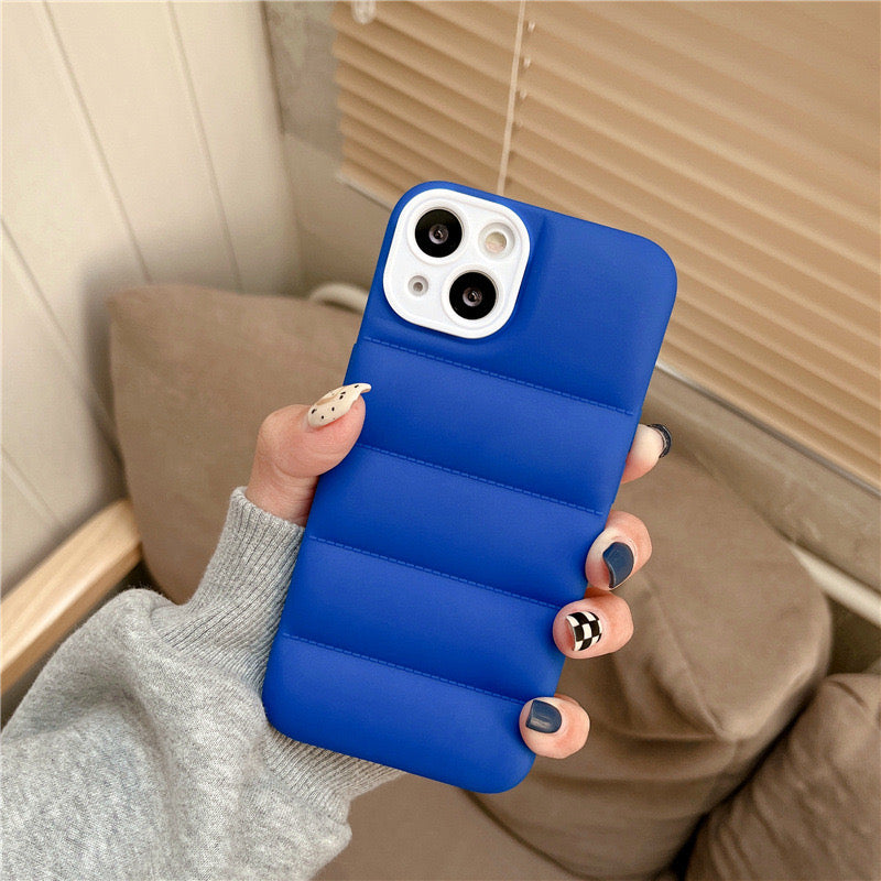 Coque matelassée Noire
