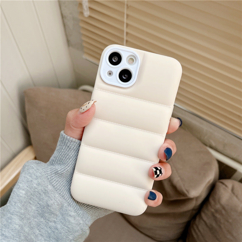 Coque matelassée Beige